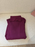 Pull col roulé