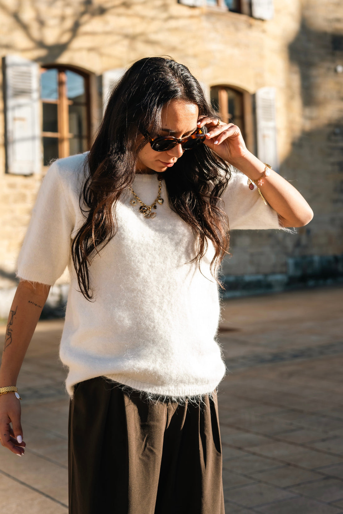 Top en maille "Soline"