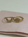 Bague Duo Soleil et Lune