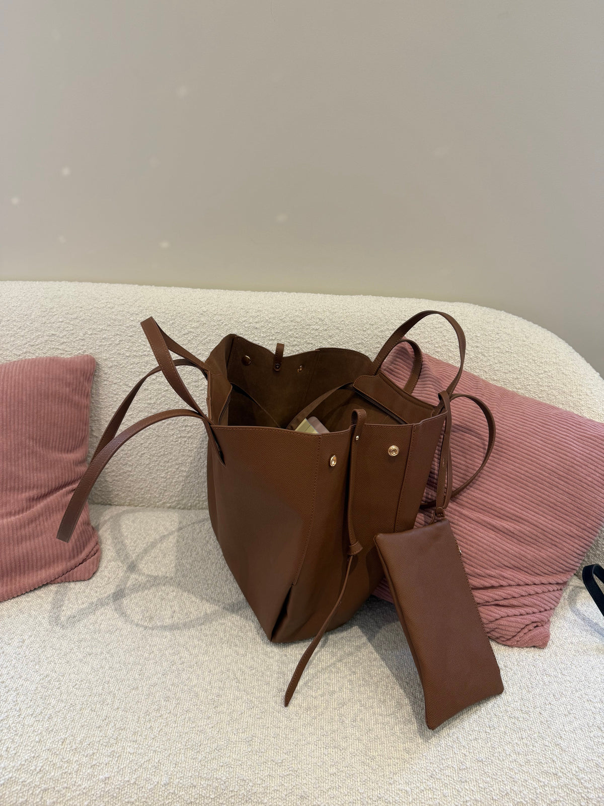 Sac cabas avec pochette
