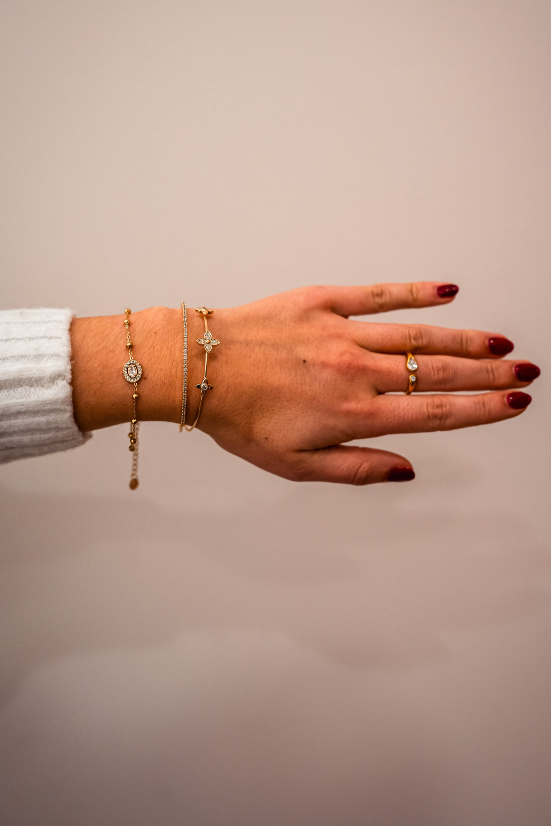 Bracelet Jonc "Fleur