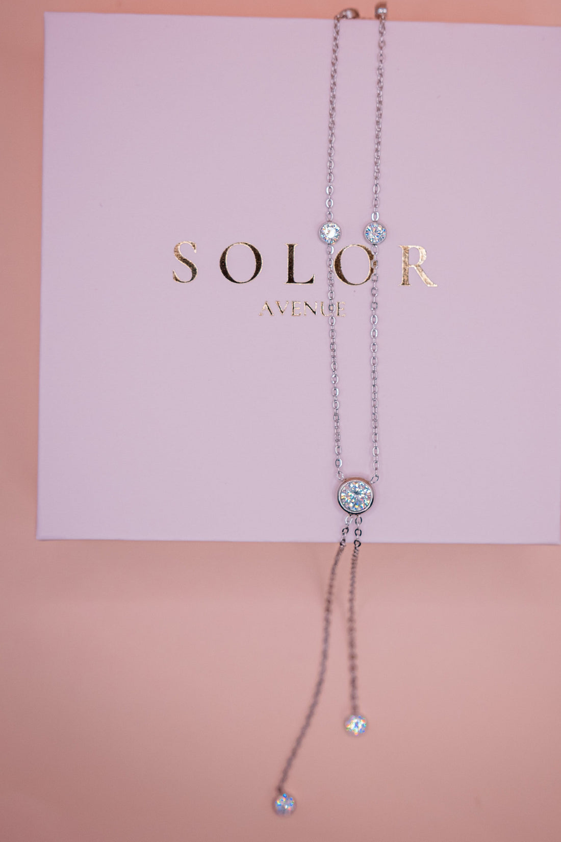 Collier sautoir "Célèste"