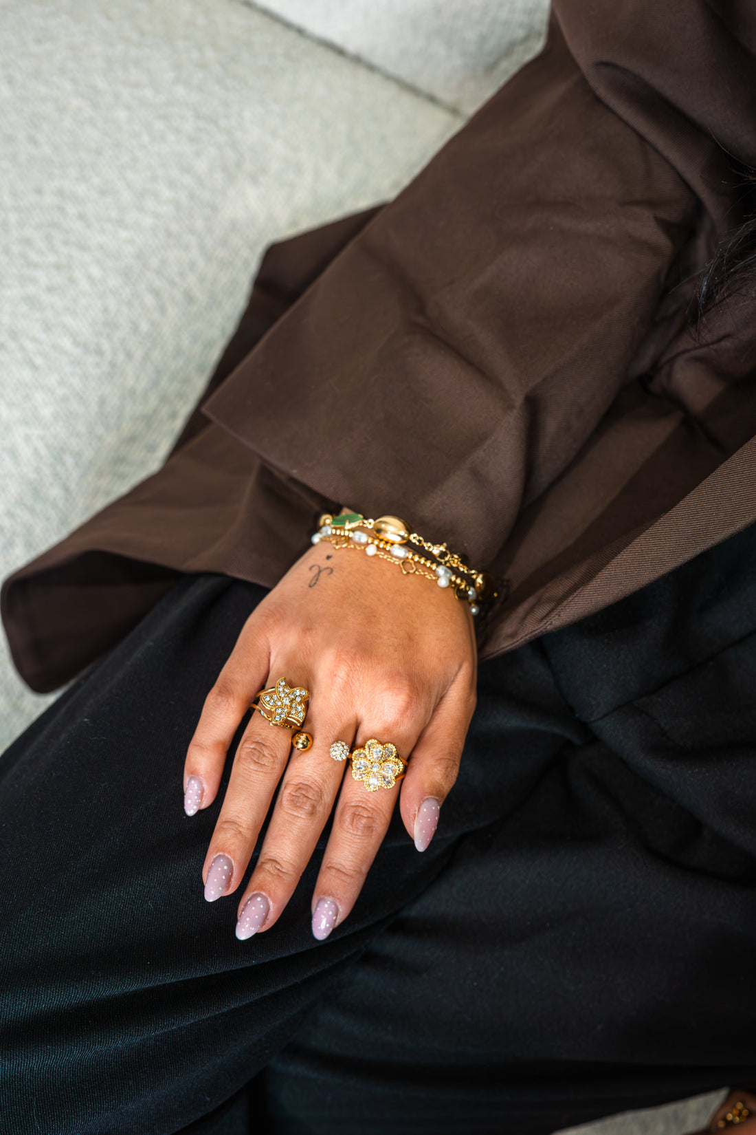 Bague anti-stress "Cristal"