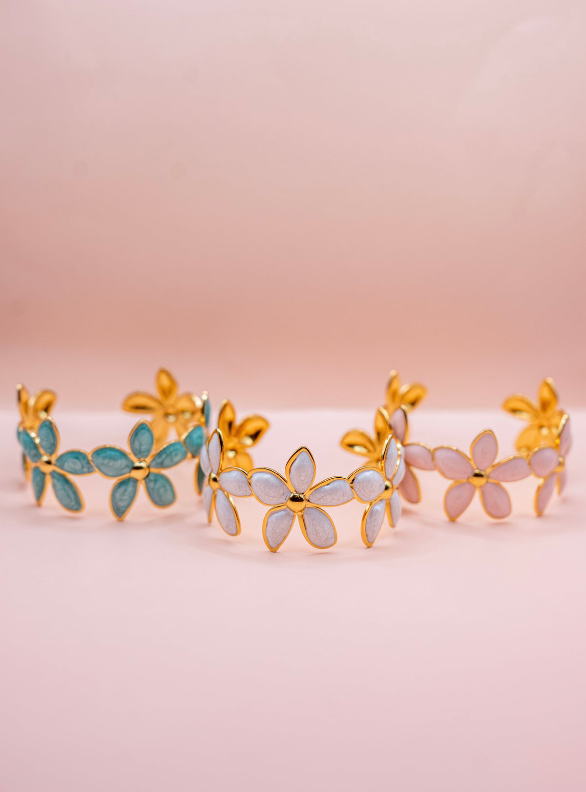 Bracelet jonc "Flora"