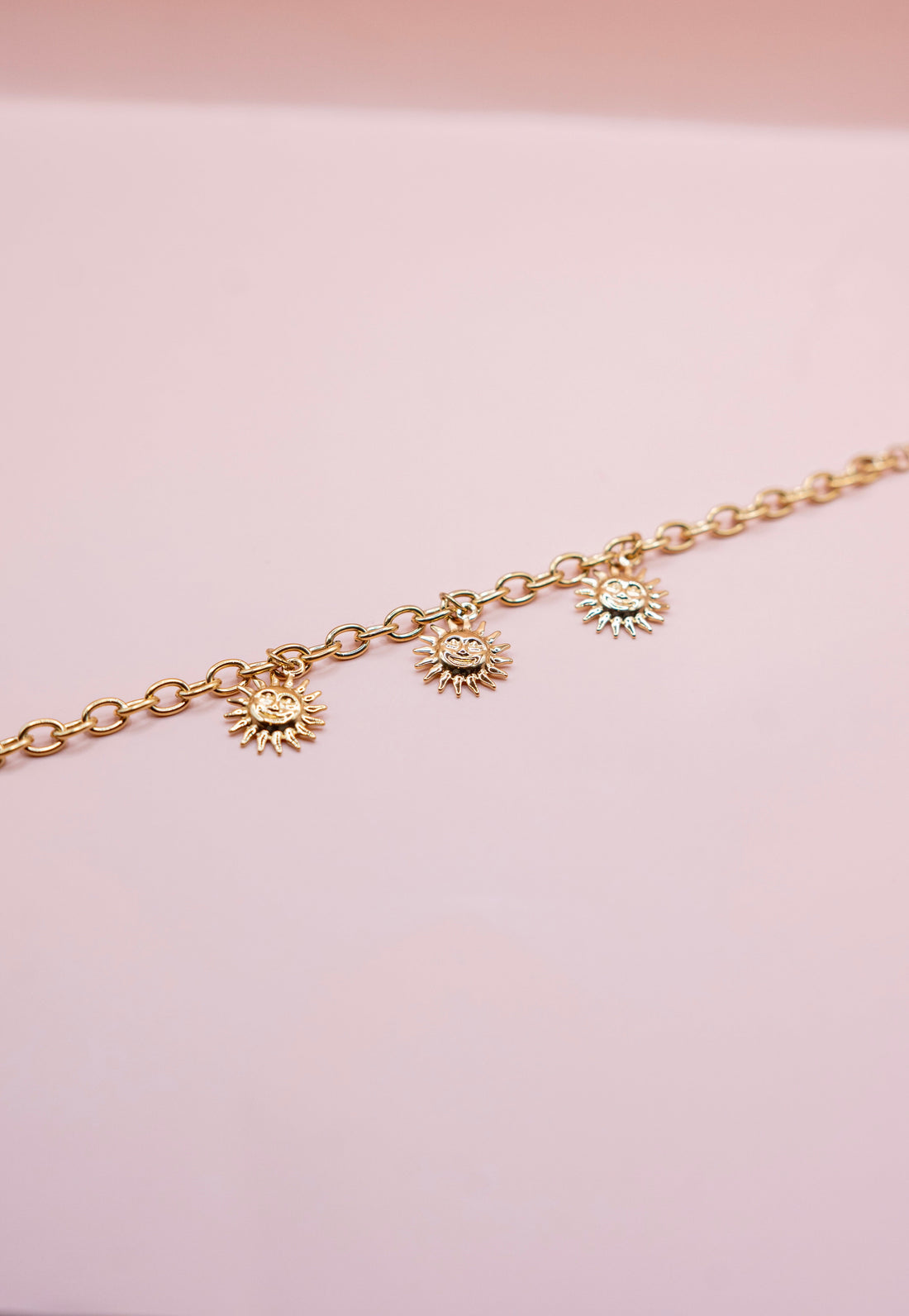 Bracelet breloques soleil