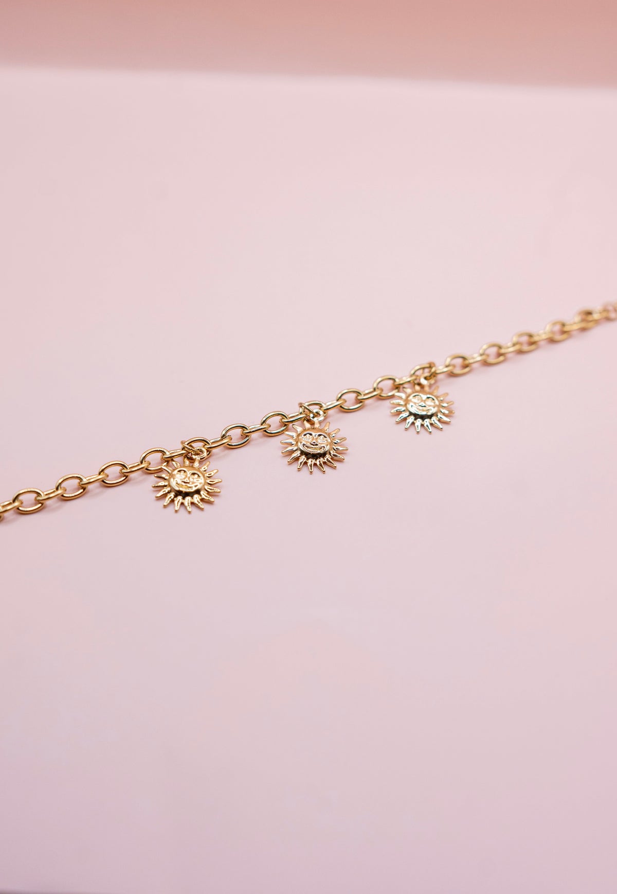 Bracelet breloques soleil
