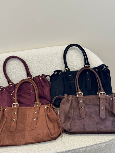 Sac cabas en suédine
