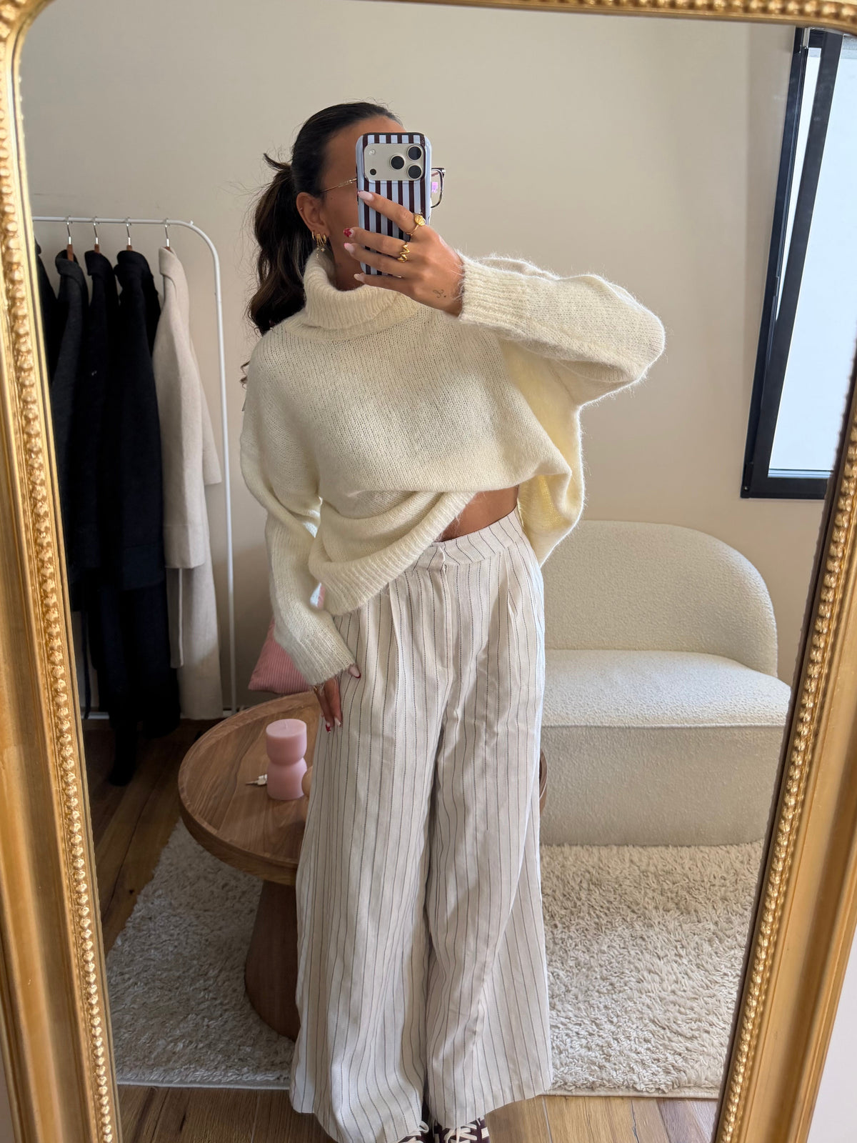 Pull col roulé "Bella"