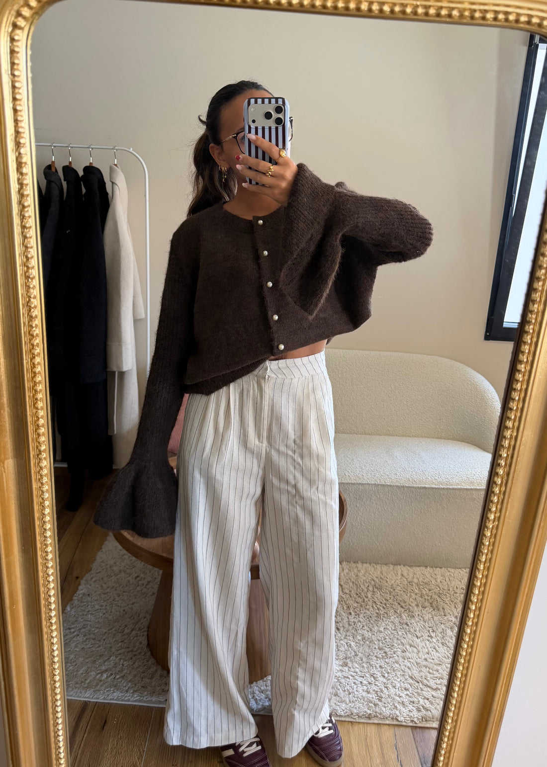 Cardigan ample