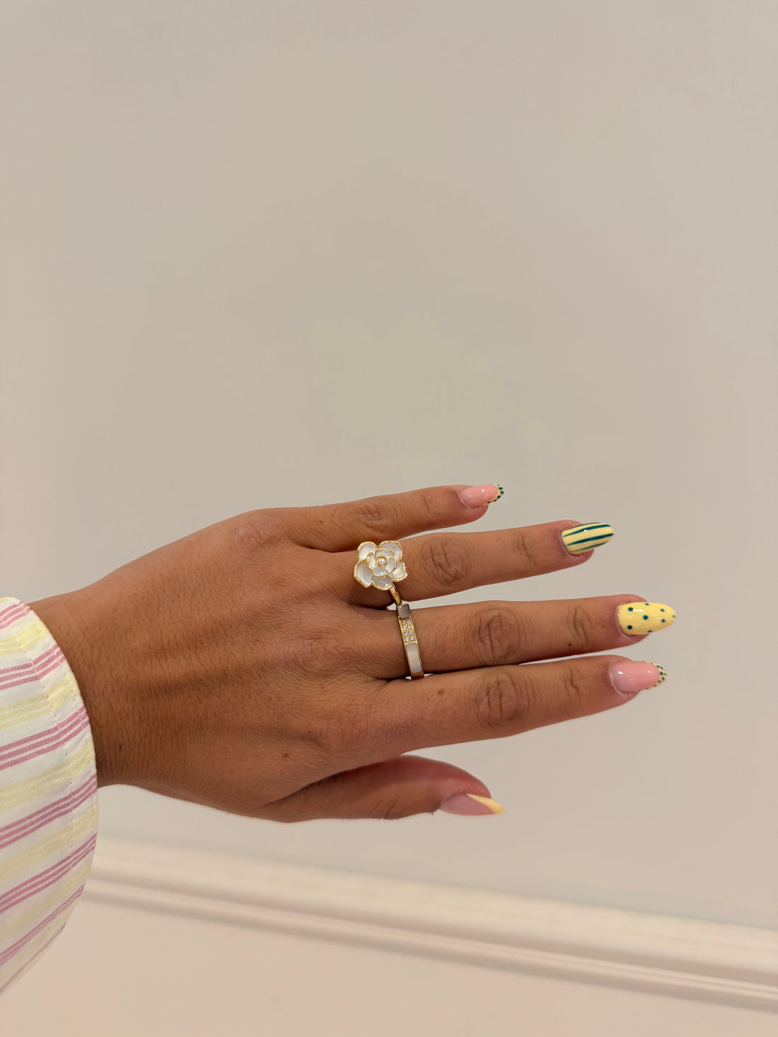 Bague anti-stress “Camélia”