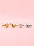Bague Duo Soleil et Lune