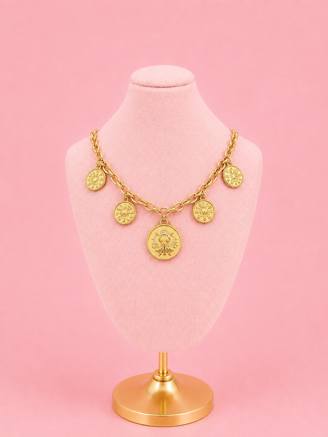 Collier breloque "Athéna"