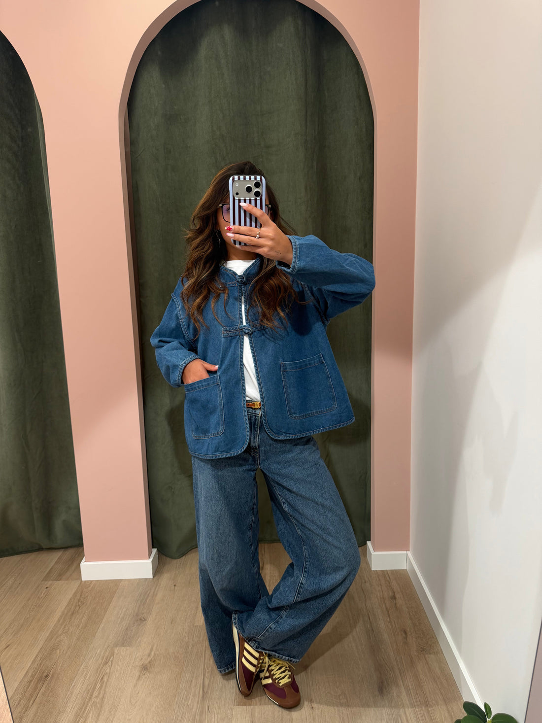 Veste en jean oversize
