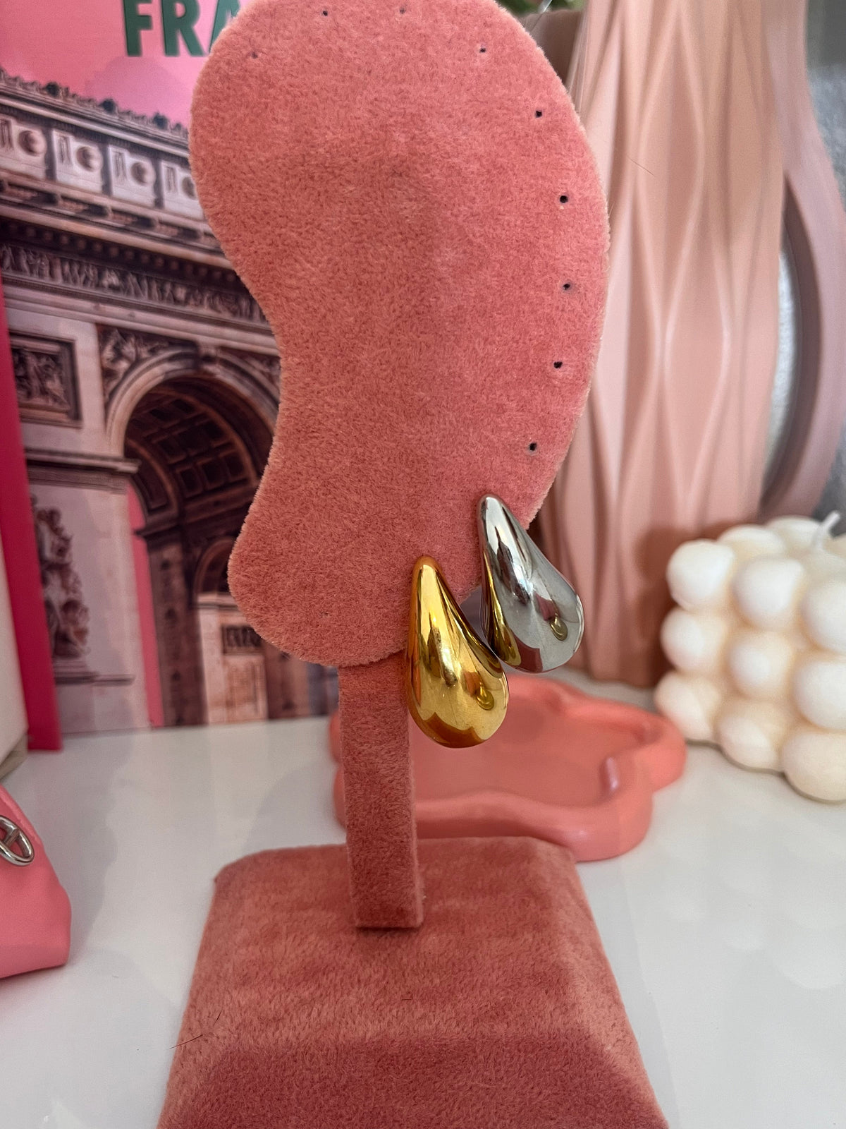 Boucles d’oreilles "Rose"