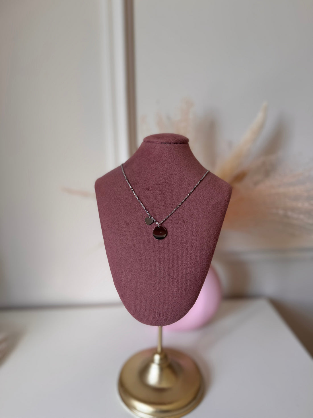 Collier gravure "Love"